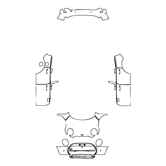 Pre-Cut PPF MINI MINI Hardtop 4 Door Cooper C Base 2025 - PPF-Kits