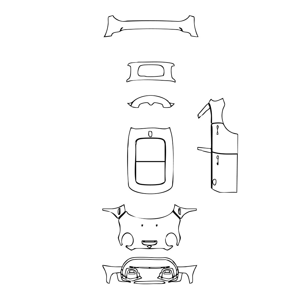 Pre-Cut PPF MINI MINI Hardtop 4 Door Cooper S Sport 2021 - PPF-Kits