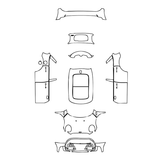 Pre-Cut PPF MINI MINI Hardtop 4 Door Cooper Sport 2023 - PPF-Kits