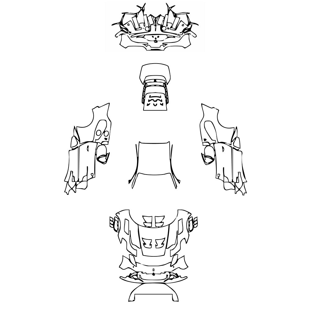 Pre-Cut PPF Maserati GT2 Stradale 2025 - PPF-Kits