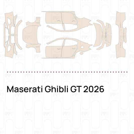 Voorgesneden PPF Maserati Ghibli GT 2026