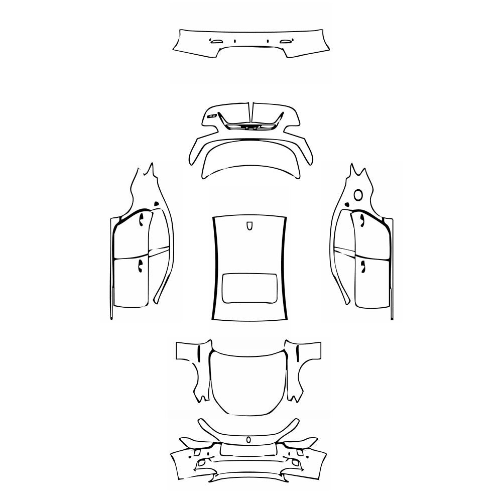 Pre-Cut PPF Maserati Ghibli Ghibli S Base 2016 - PPF-Kits