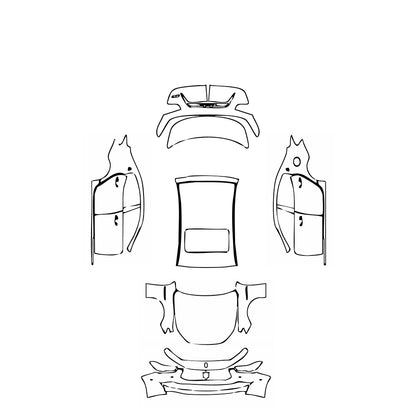 Pre-Cut PPF Maserati Ghibli Ghibli S Base 2021 - PPF-Kits