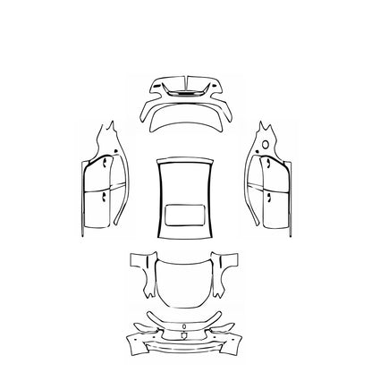 Pre-Cut PPF Maserati Ghibli Ghibli S Q4 Base 2021 - PPF-Kits