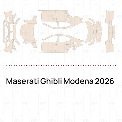 Voorgesneden PPF Maserati Ghibli Modena 2026