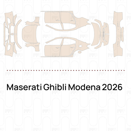 Voorgesneden PPF Maserati Ghibli Modena 2026