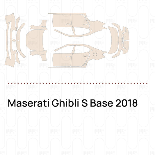 Voorgesneden PPF Maserati Ghibli S Base 2018