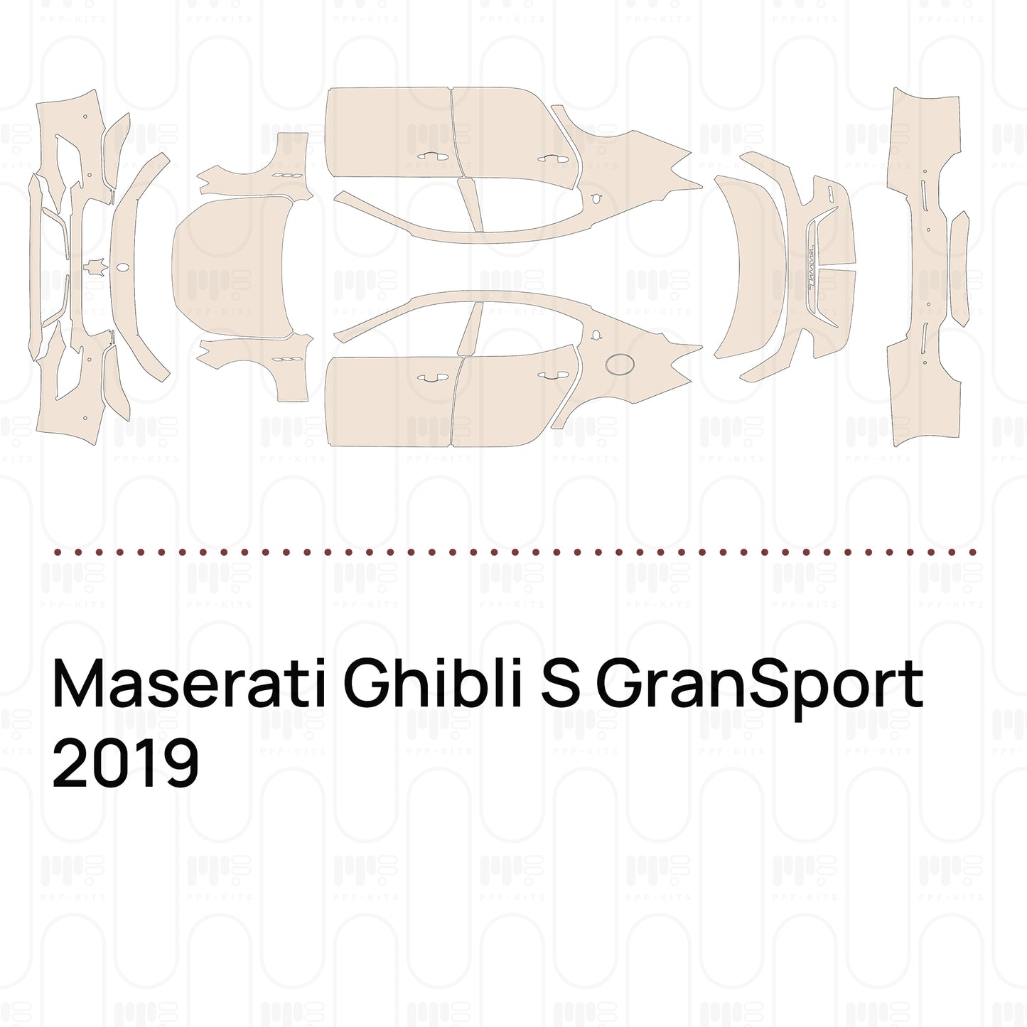 Voorgesneden PPF Maserati Ghibli S GranSport 2019