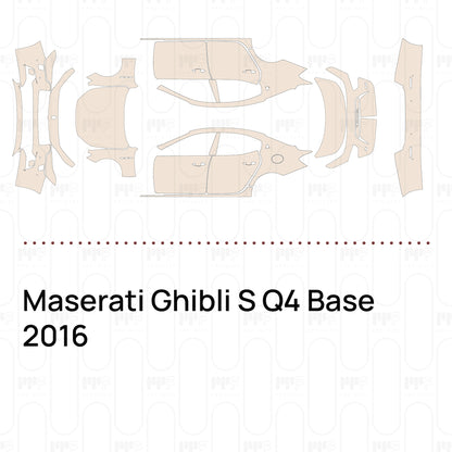 Voorgesneden PPF Maserati Ghibli S Q4 Base 2016