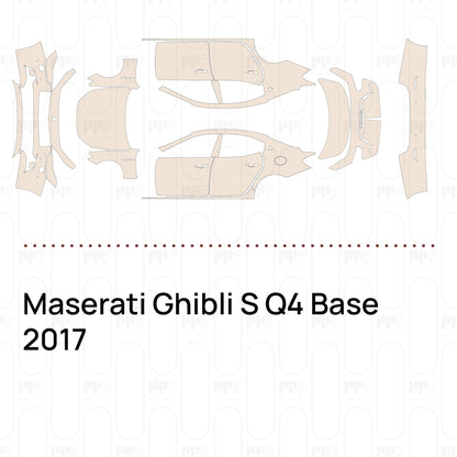 Voorgesneden PPF Maserati Ghibli S Q4 Base 2017