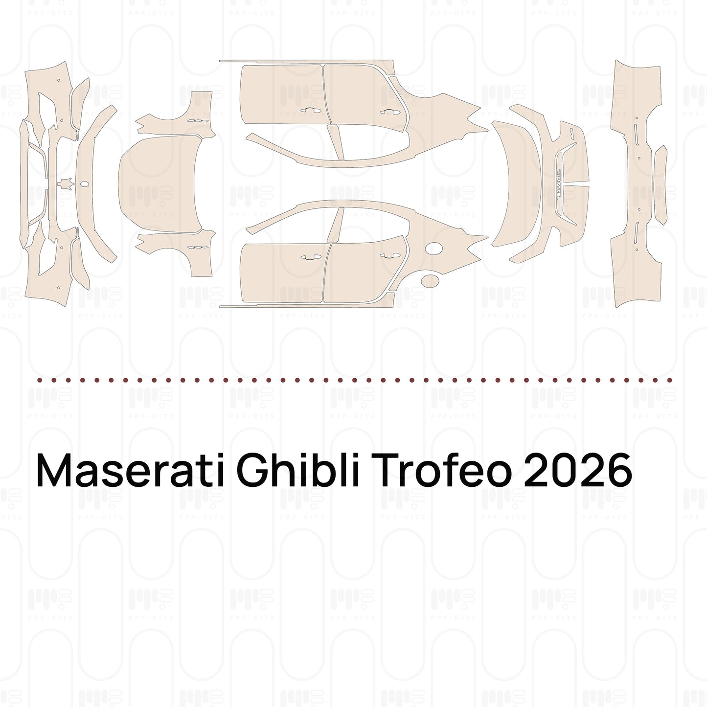 Voorgesneden PPF Maserati Ghibli Trofeo 2026