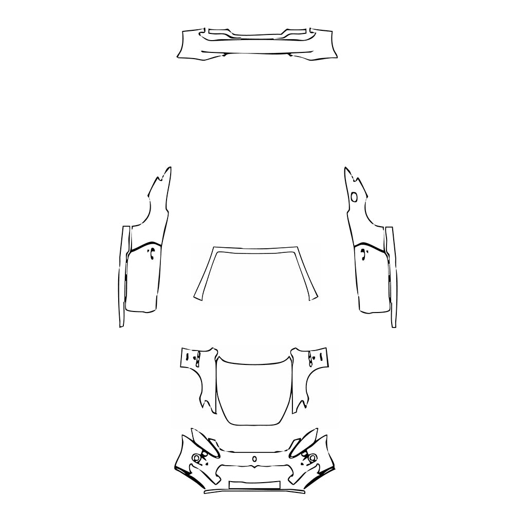 Pre-Cut PPF Maserati GranCabrio Base 2010 - PPF-Kits