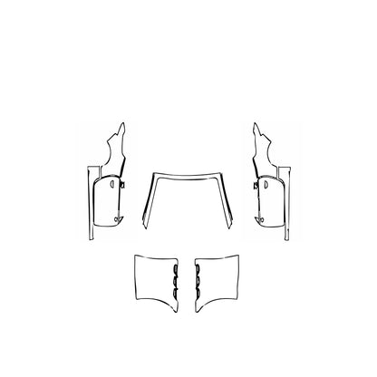 Voorgesneden PPF Maserati GranCabrio Folgore 2025