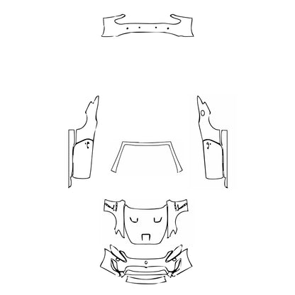 Pre-Cut PPF Maserati GranCabrio MC 2017 - PPF-Kits