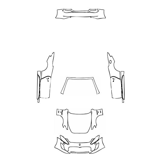 Pre-Cut PPF Maserati GranCabrio Sport 2017 - PPF-Kits