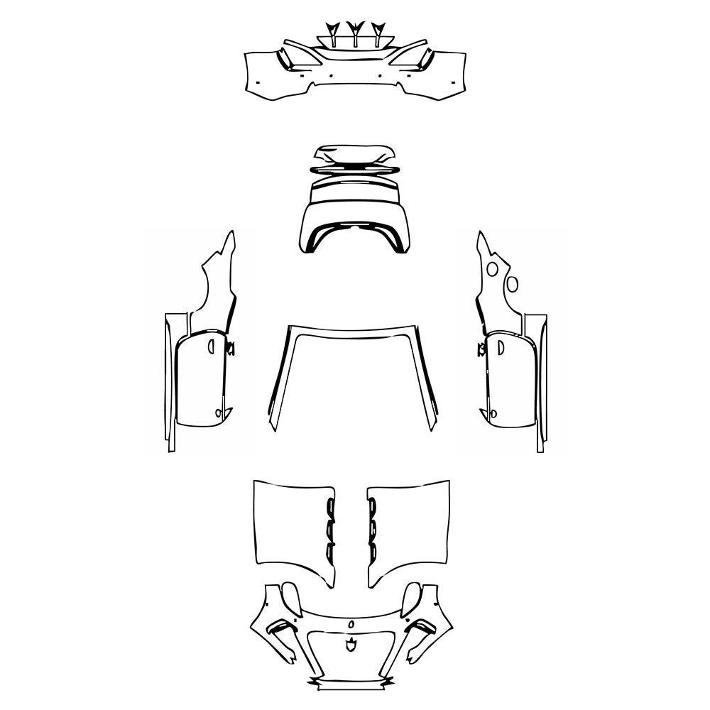 Voorgesneden PPF Maserati GranCabrio Trofeo 2025