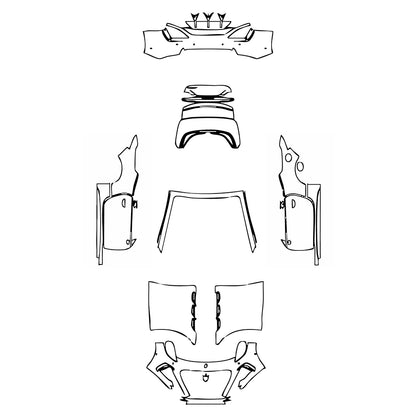Voorgesneden PPF Maserati GranCabrio Trofeo 2025