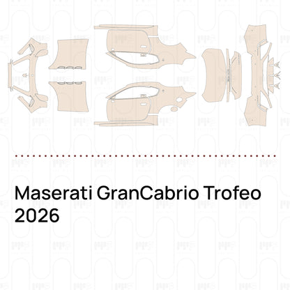 Voorgesneden PPF Maserati GranCabrio Trofeo 2026