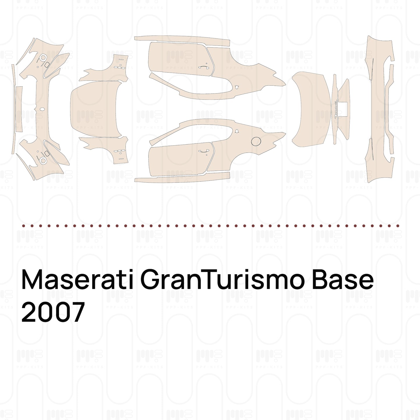 Voorgesneden PPF Maserati GranTurismo Base 2007