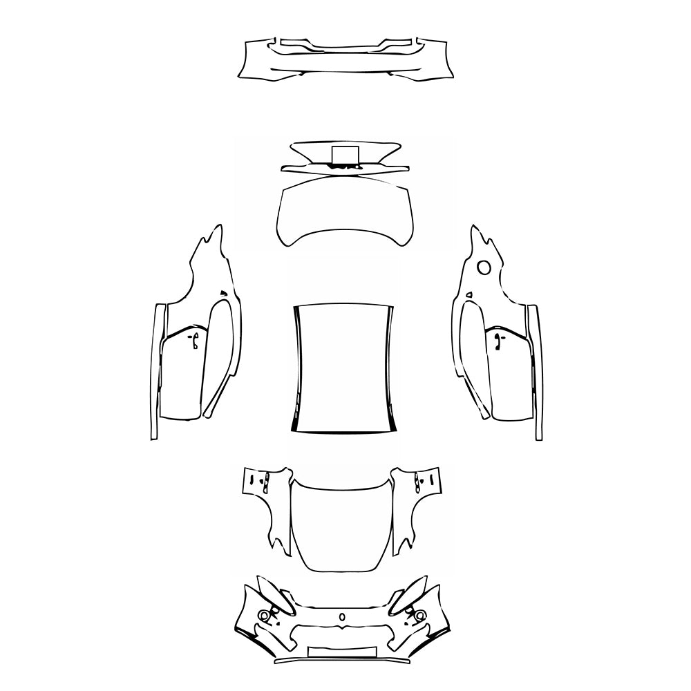 Pre-Cut PPF Maserati GranTurismo Base 2010 - PPF-Kits