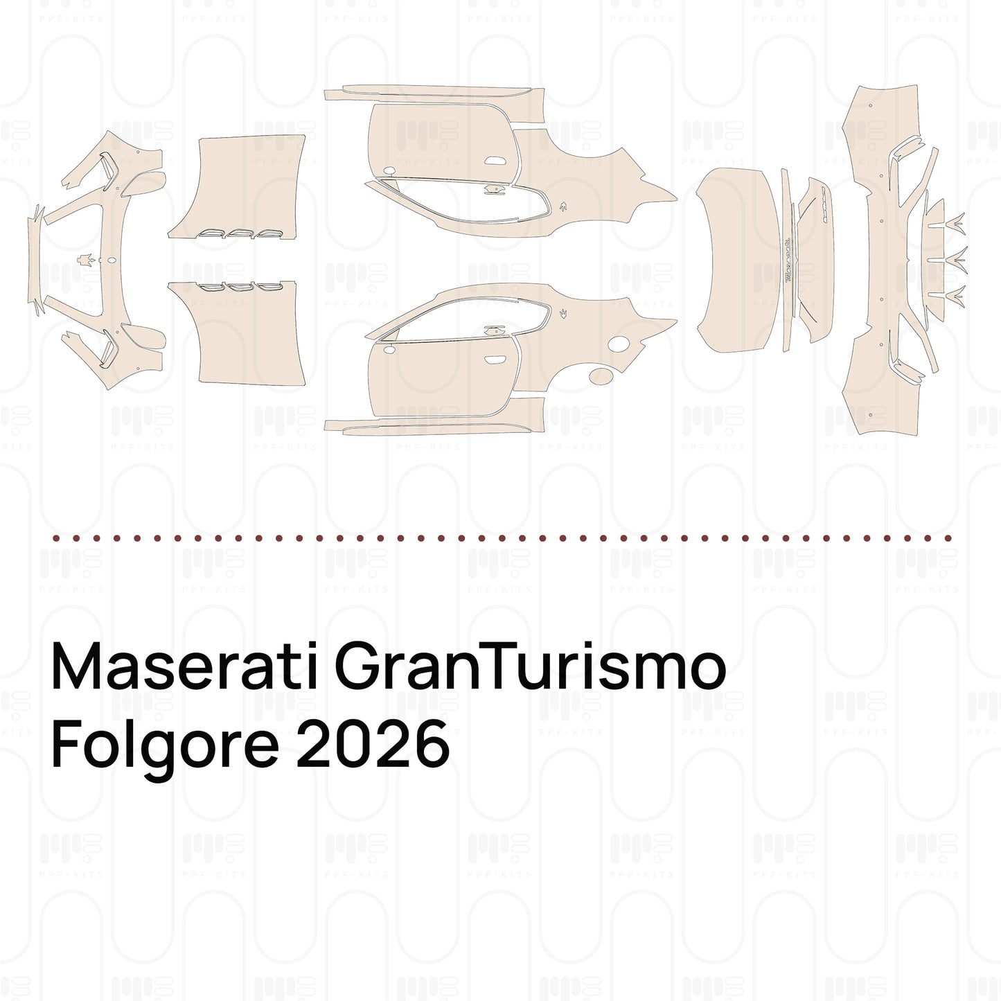 Voorgesneden PPF Maserati GranTurismo Folgore 2026