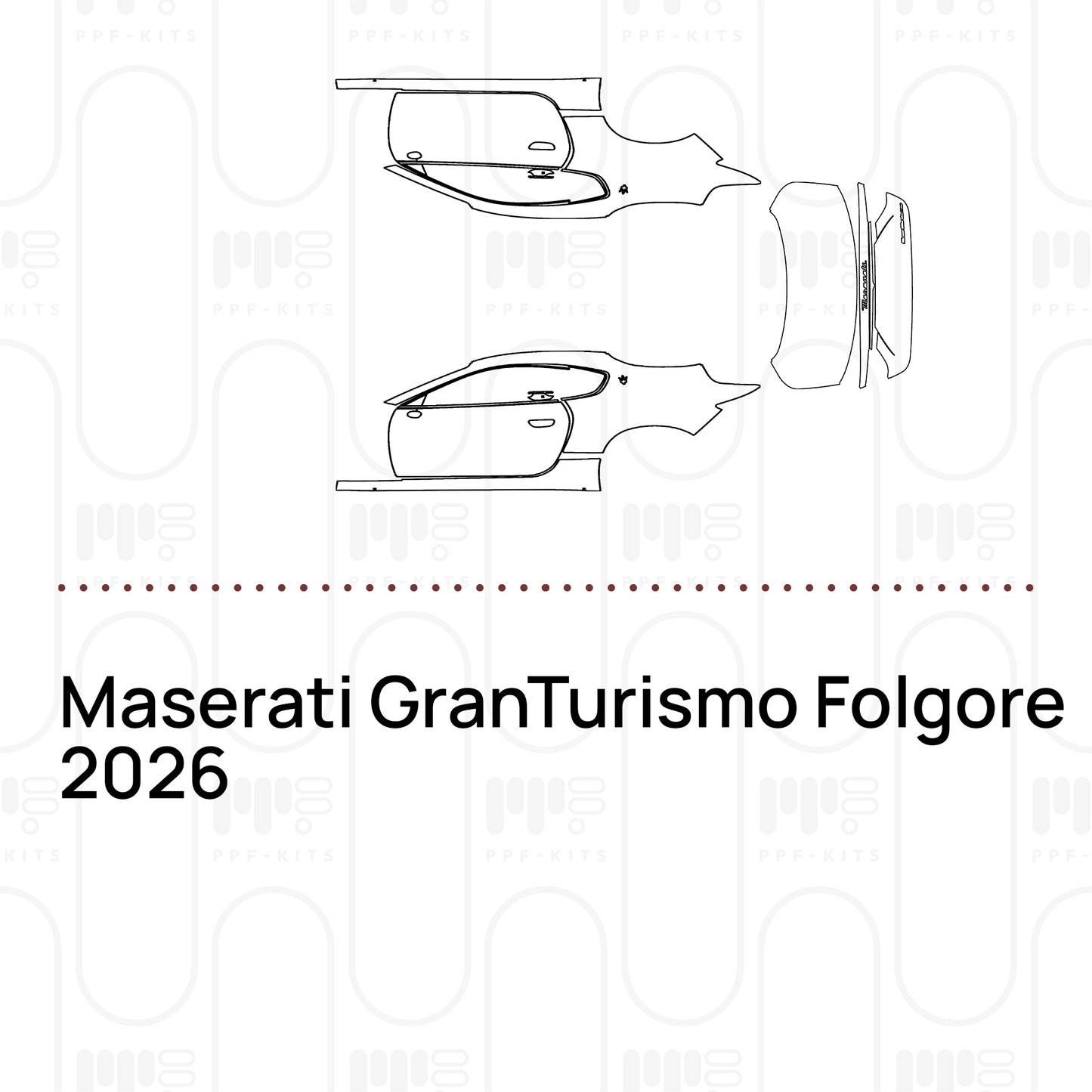 Voorgesneden PPF Maserati GranTurismo Folgore 2026