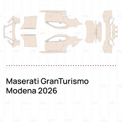 Voorgesneden PPF Maserati GranTurismo Modena 2026