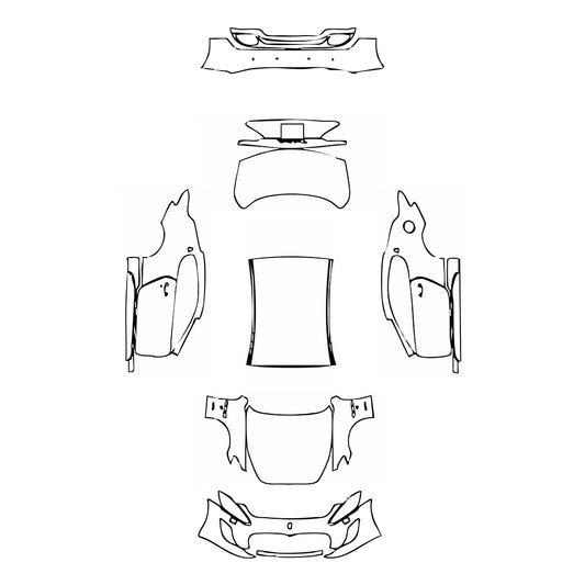 Pre-Cut PPF Maserati GranTurismo Sport 2016 - PPF-Kits