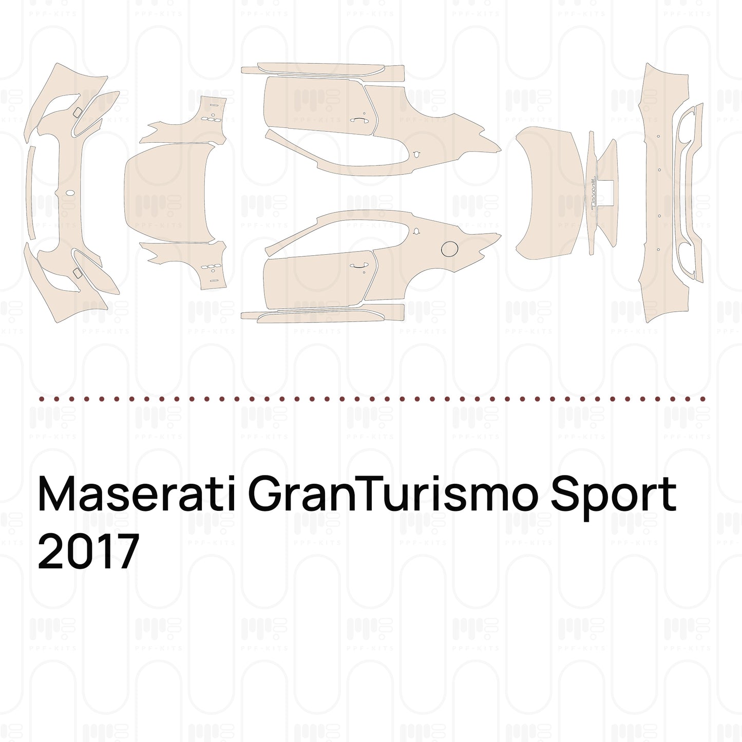 Voorgesneden PPF Maserati GranTurismo Sport 2017