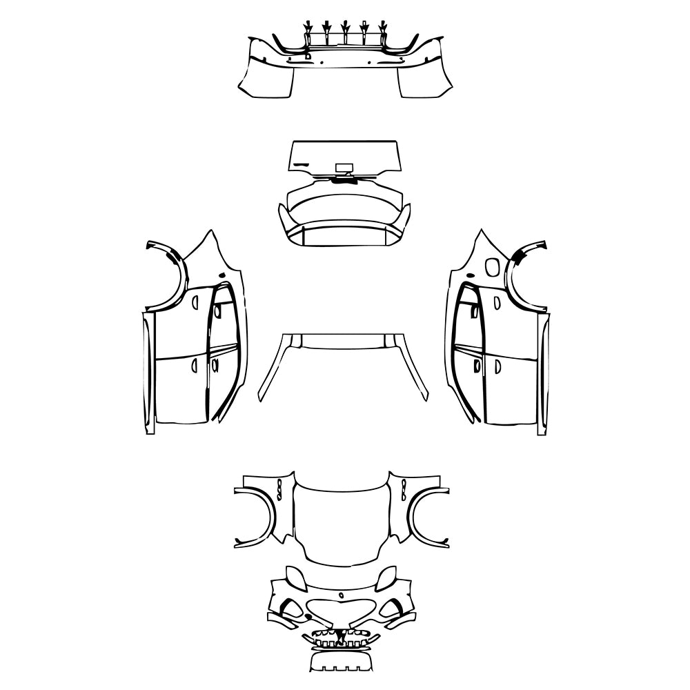 Pre-Cut PPF Maserati Grecale GT 2023 - PPF-Kits