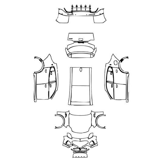 Pre-Cut PPF Maserati Grecale Modena 2025 - PPF-Kits