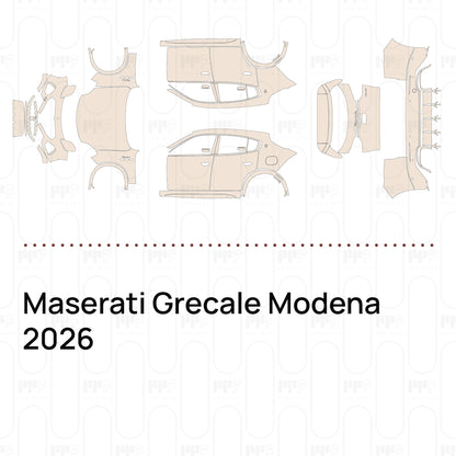 Voorgesneden PPF Maserati Grecale Modena 2026