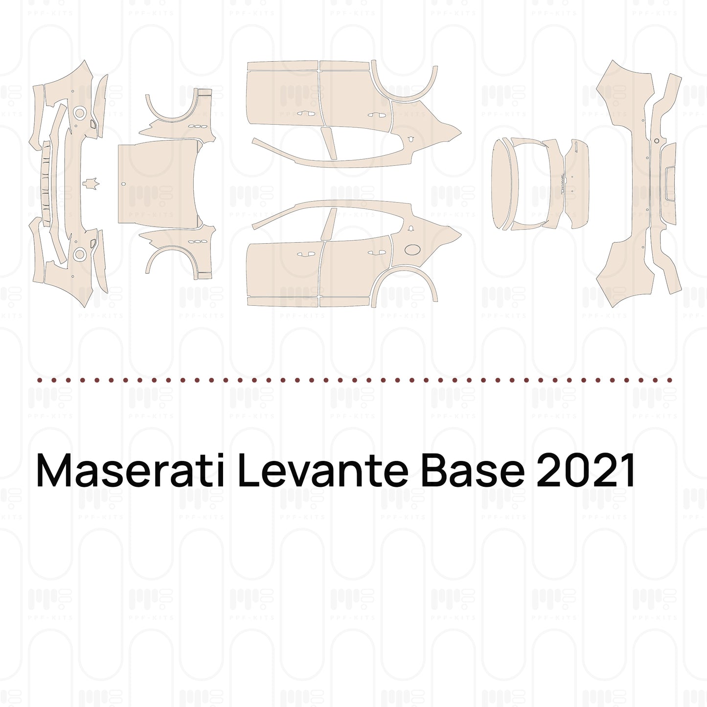 Voorgesneden PPF Maserati Levante Base 2021