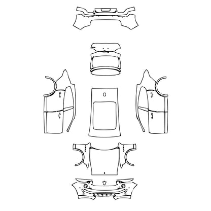 Pre-Cut PPF Maserati Levante GT 2024 - PPF-Kits