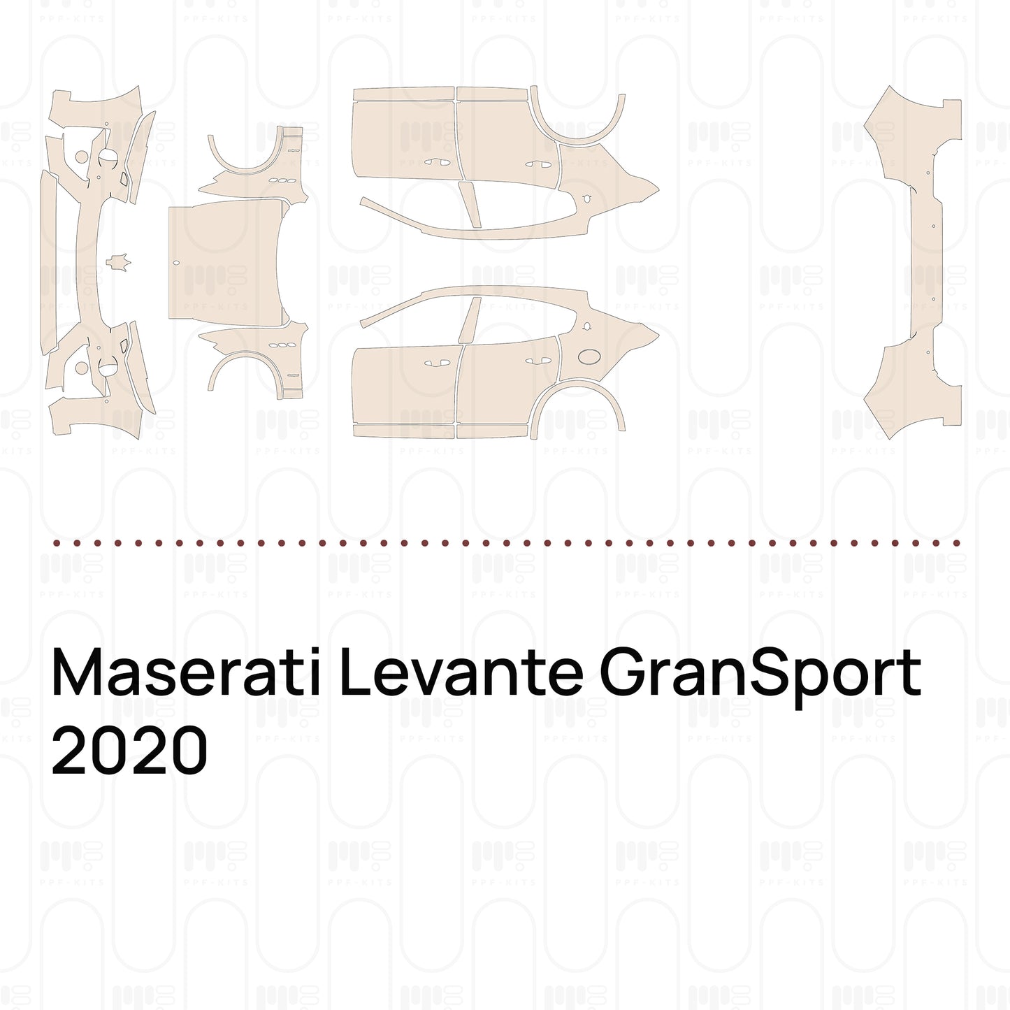 Voorgesneden PPF Maserati Levante GranSport 2020