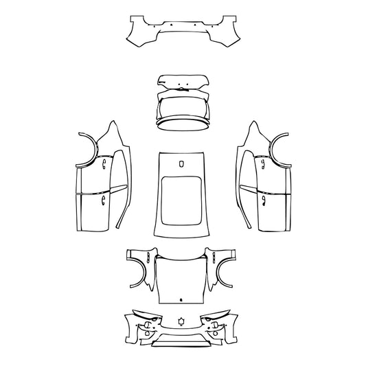 Pre-Cut PPF Maserati Levante Modena 2023 - PPF-Kits