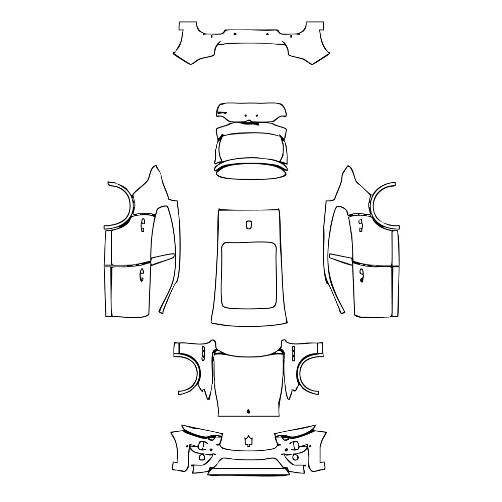 Pre-Cut PPF Maserati Levante Modena 2024 - PPF-Kits
