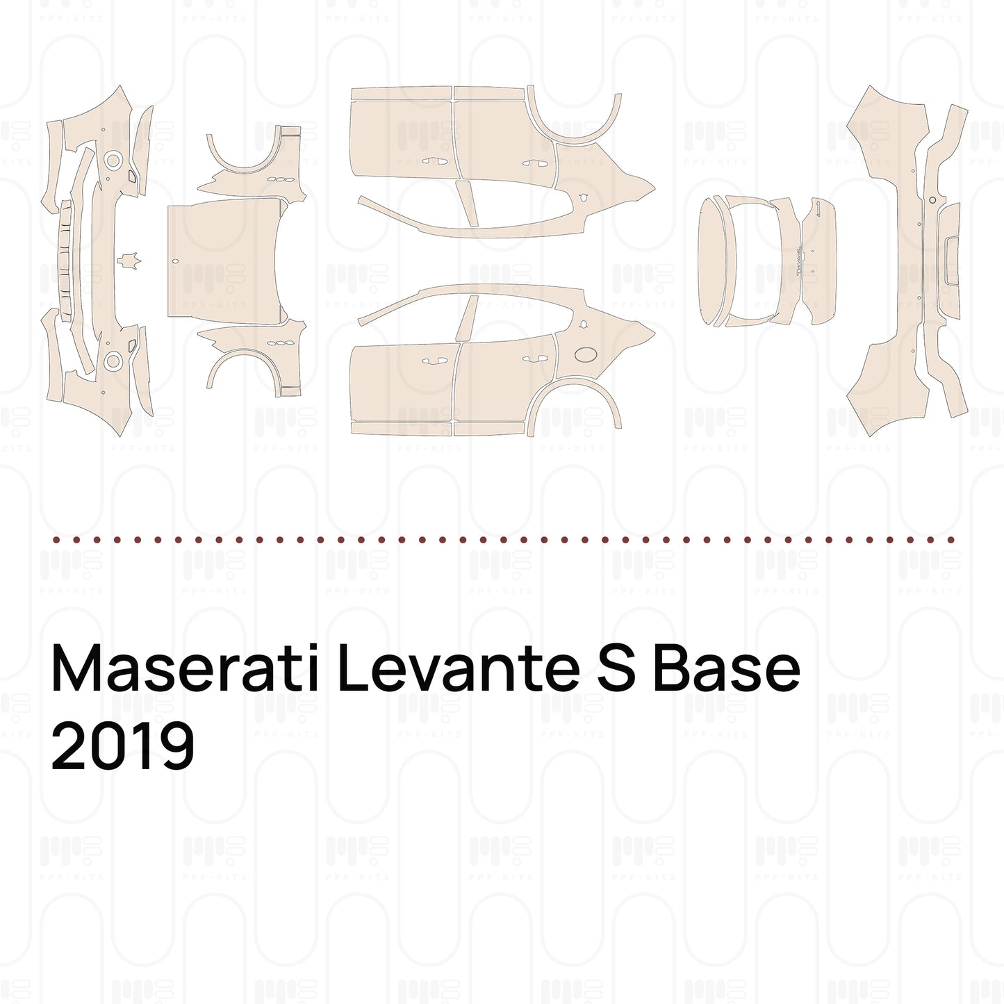 Voorgesneden PPF Maserati Levante S Base 2019