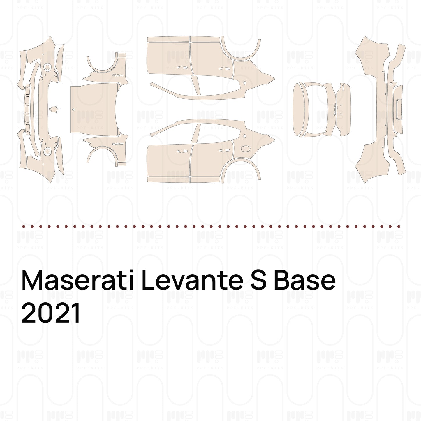 Voorgesneden PPF Maserati Levante S Base 2021
