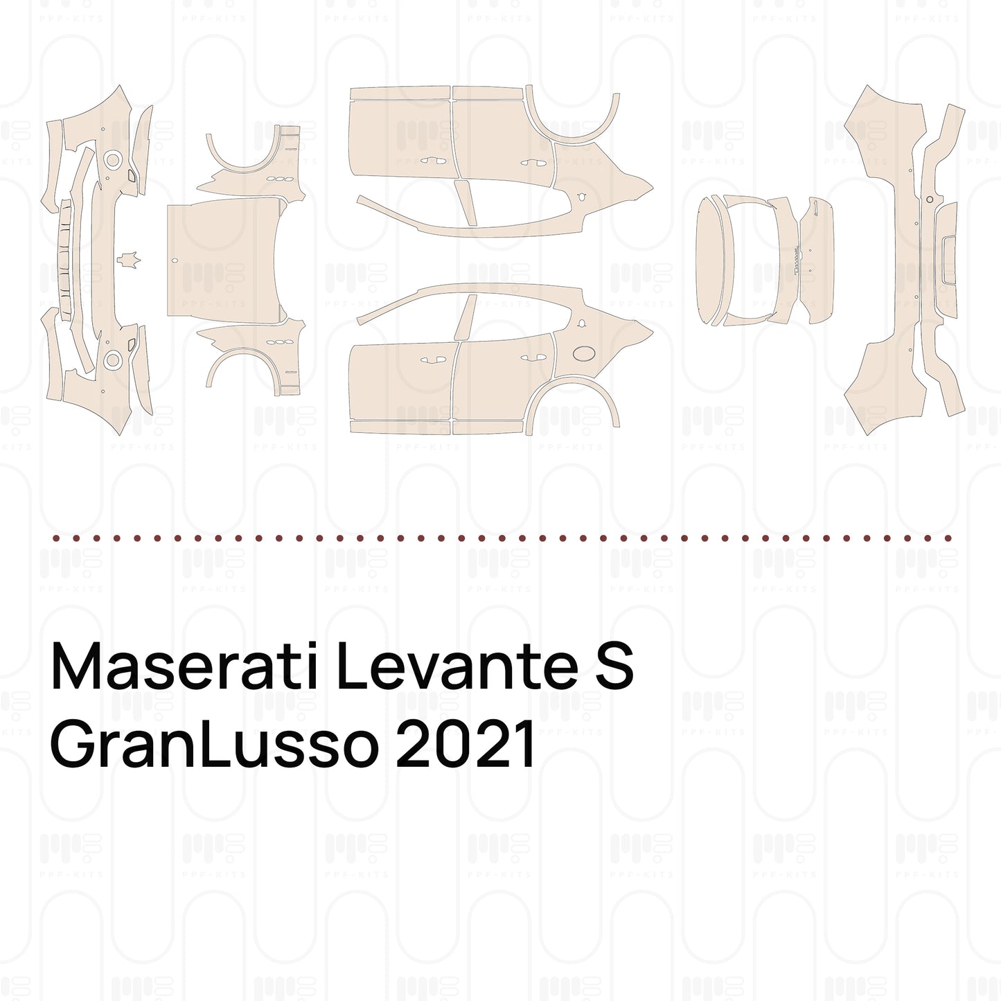 Voorgesneden PPF Maserati Levante S GranLusso 2021