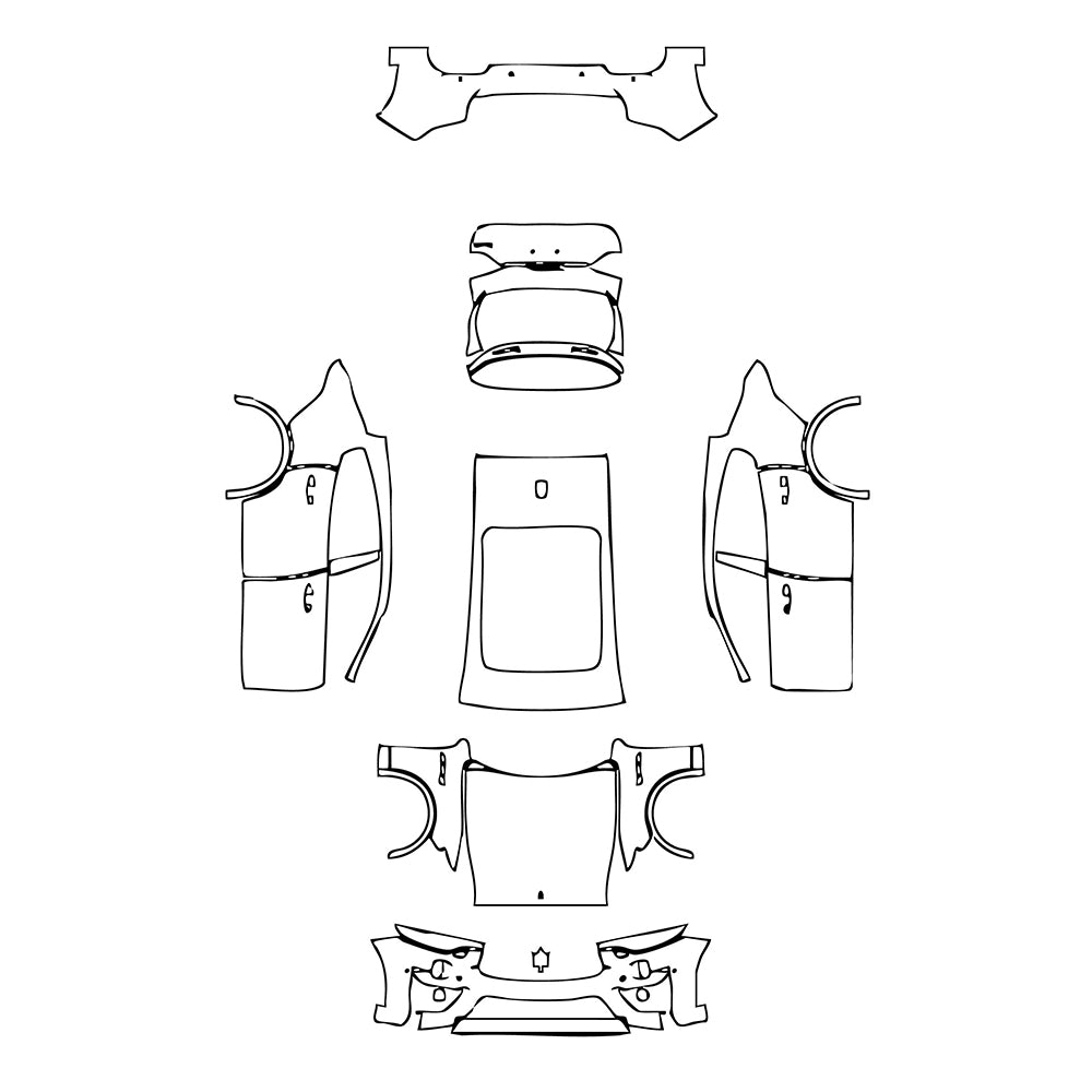 Pre-Cut PPF Maserati Levante Trofeo 2025 - PPF-Kits