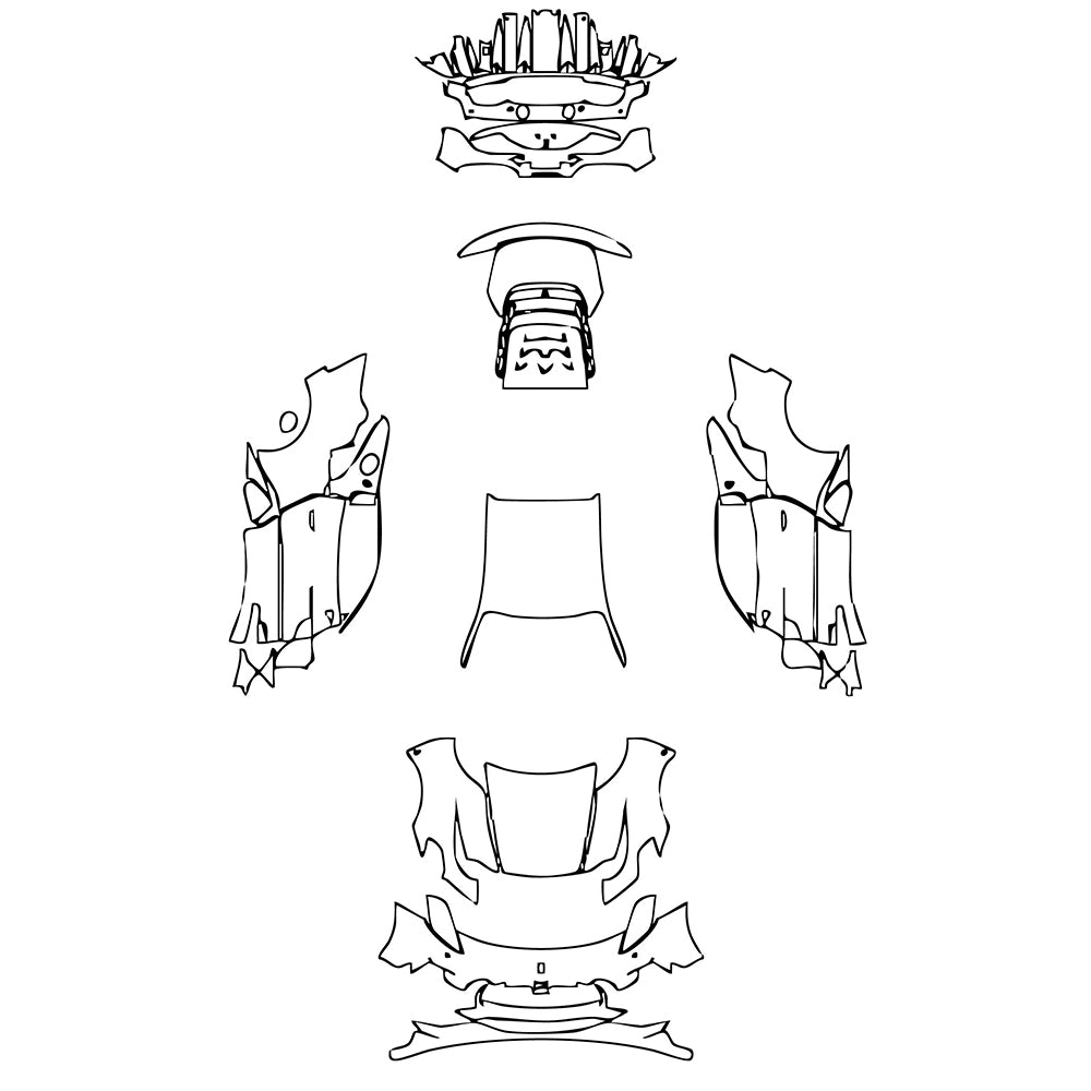 Pre-Cut PPF Maserati MC20 2021 - PPF-Kits