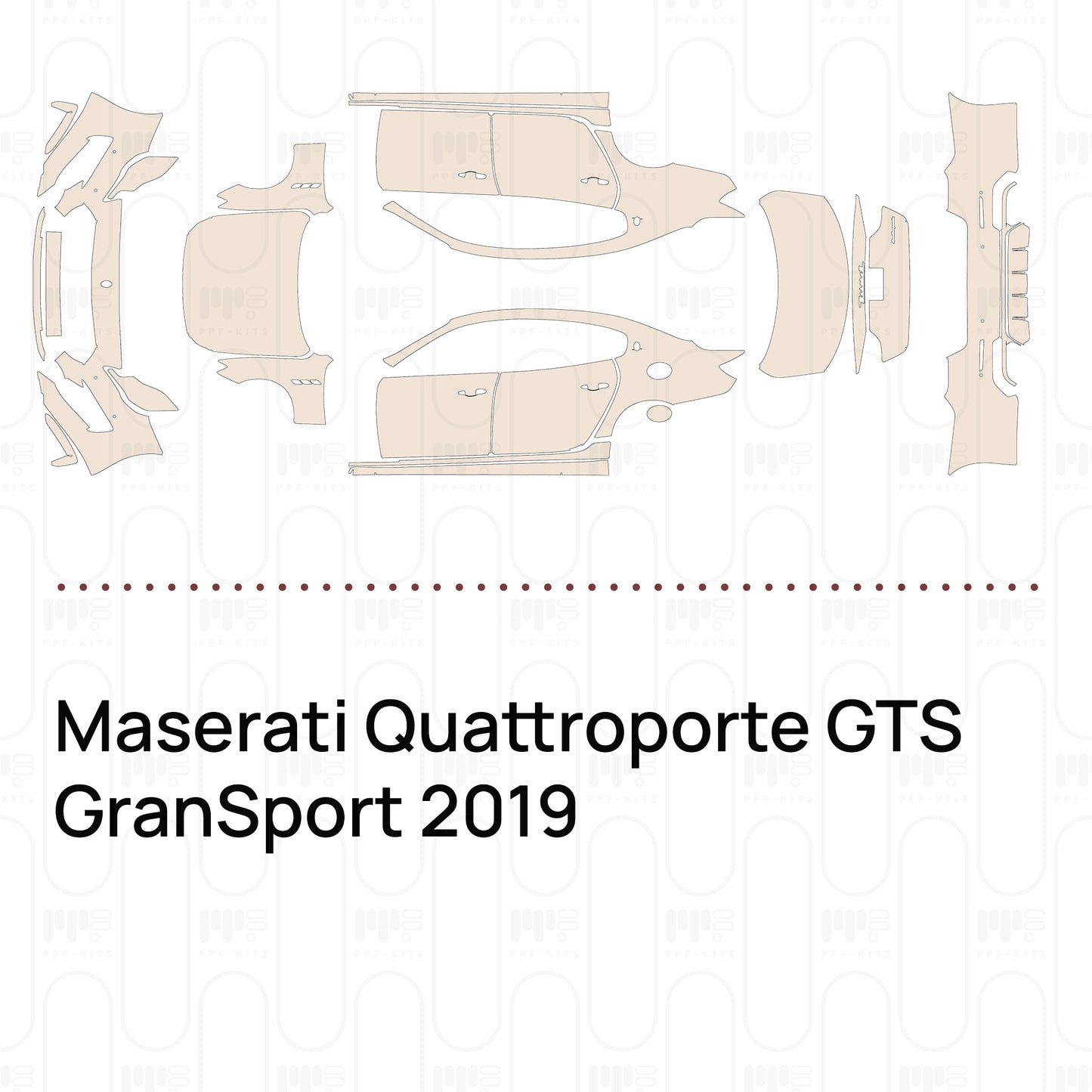 Voorgesneden PPF Maserati Quattroporte GTS GranSport 2019