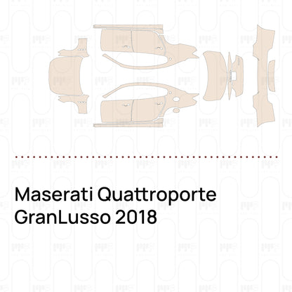 Voorgesneden PPF Maserati Quattroporte GranLusso 2018