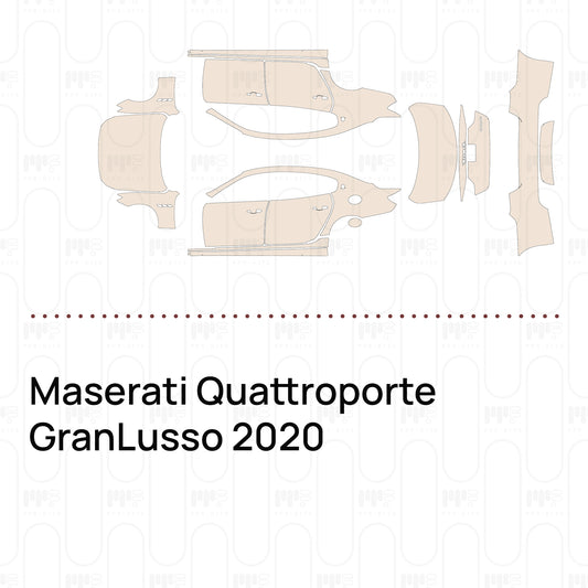 Voorgesneden PPF Maserati Quattroporte GranLusso 2020