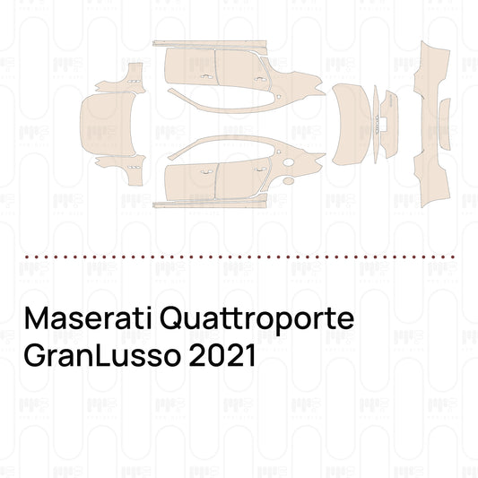 Voorgesneden PPF Maserati Quattroporte GranLusso 2021