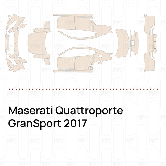 Voorgesneden PPF Maserati Quattroporte GranSport 2017