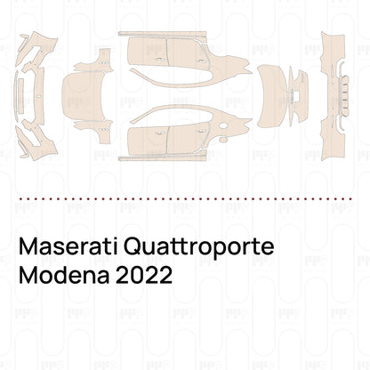 Voorgesneden PPF Maserati Quattroporte Modena 2022