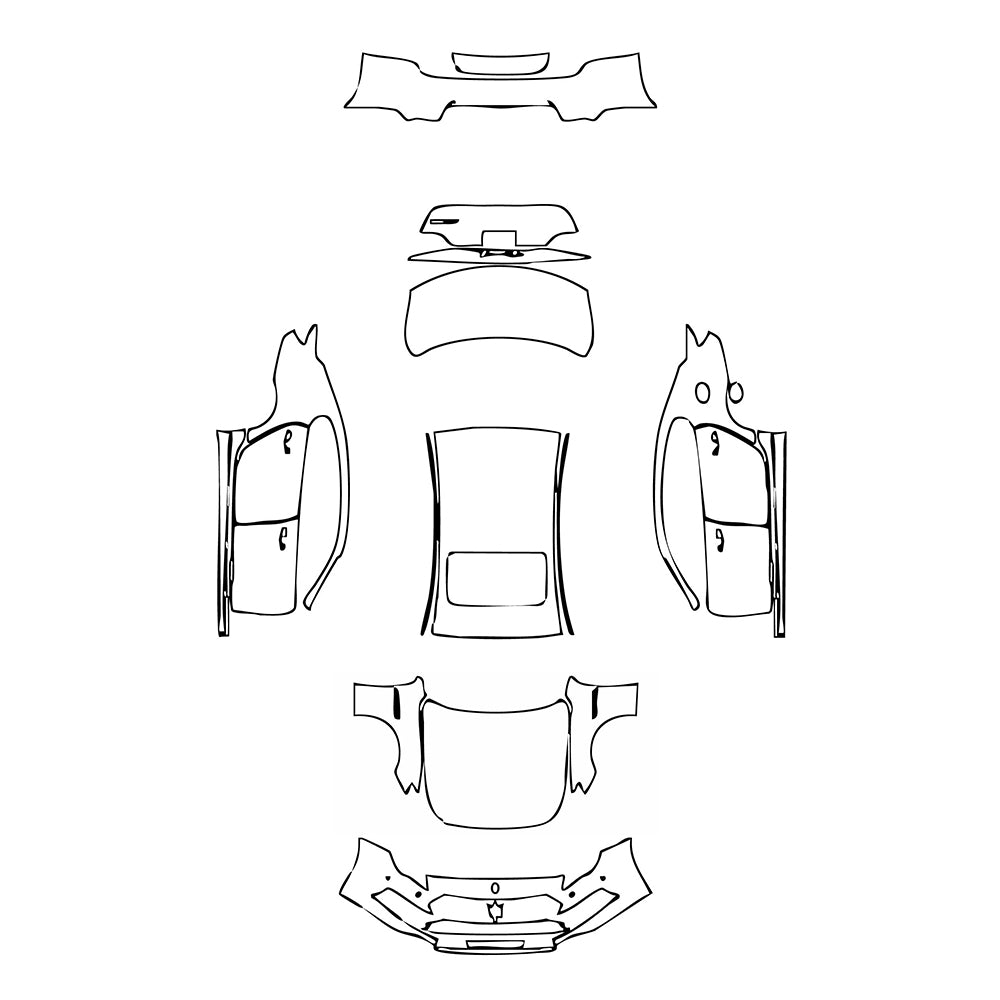 Pre-Cut PPF Maserati Quattroporte Quattroporte GT 2022 - PPF-Kits