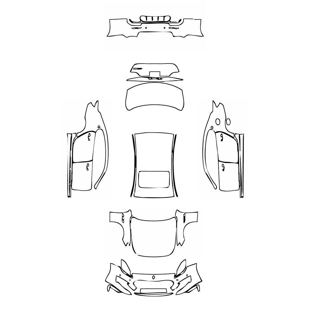 Pre-Cut PPF Maserati Quattroporte Quattroporte S GranSport 2021 - PPF-Kits